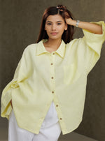 Load image into Gallery viewer, Linen Shirt Mona with belt
