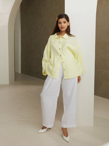 Linen Shirt Mona with belt